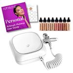 Aeroblend Airbrush Makeup Cosmetic Personal Starter Kit MEDIUM / 5 Airbrush Foundation, Bronzer, Highlight, Blush
