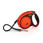 Flexi Xtreme Tape Orange & Black Medium 5m Retractable Dog Leash/Lead for dogs up to 35kgs/77lbs