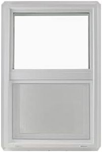 Double Pane 14" x 21" Double Pane Window Vinyl Tempered Low-E Glass Vertical Opening