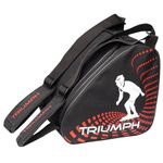 Triumph KB-612 Nylon Skating Bag for Four Wheel Skates | Roller Skates Bag | Roller Skates Sports Bag & Travel Bag for Men/Women/Kids/Boys/Girls (Size: 12"X11"X9") (Black)