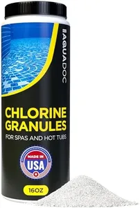 AquaDoc | Spa Chlorine Granules for Hot tub - Spa Sanitizing Granules for Hot Tubs - Recommended Chlorine for spa - Granulated Chlorine for hot tub and spa - Hot Tub Chlorinating Granules - 1lbs