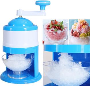 Manual Ice Shaver Crusher Shredding Snow Cone Maker Machine Create Drink Tool