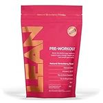 LEAN with Lilly Pre-Workout Natural Strawberry Flavour 250g. 25 Servings. Vegan Natural Energy Support with Vitamin C, B6 & B12. 170g Plant Caffeine. Low Sugar, No Sucralose or Artificial Sweeteners