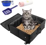 Travel Cat Litter Box, INUAN Foldab