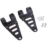 ANCLLO 2pcs Motorcycle Headlight Mount Brackets for Cafe Racers Fork 41-43mm