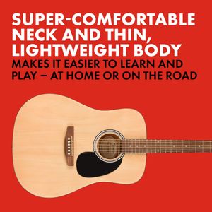 Fender FA-25 Acoustic Guitar – Natural Finish