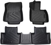 Floor Mats Compatible for Toyota Rav4 2019 2020 2021 2022 2023 TPO 3D Floor Liners Non-Slip Custom Fit Front & 2nd Seat Floor All-Weather Protection Rav-4 Accessories