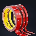 3M Automotive Double Sided Sticky Tape 5mm x 3m: Heavy Duty & Waterproof - Ideal for Car Number Plates, Body Panels - High Strength Durable Adhesive for Vehicles 5mm x 3m