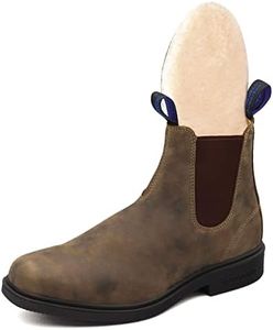 Blundstone Winter Thermal Dress Chelsea Boot, Rustic Brown, 3 AUS/6 Women US/4 Men US