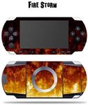 Mightyskins Protective Vinyl Skin Decal Cover Sticker Compatible with Sony PSP - Fire Storm