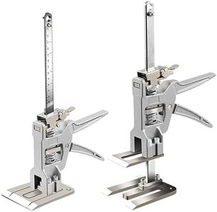 Mfancy 2-Pack Labor Saving Arm Jack, Precision Slow Descent, Stainless Steel Hand Lifting Tool, 200kg Capacity, Perfect for Delicate Installations.