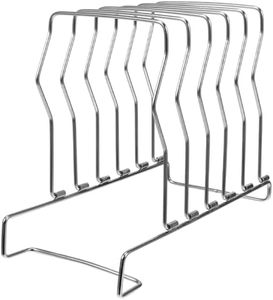 Garneck Stainless Steel Steak Rack Detachable Sous Vide Divider for Cooking Holds Up to Steaks Easy Installation and Storage and Corrosion Resistant