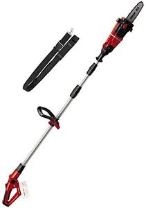 Einhell Elagueuse sur perche sans fil GE-LC 18 Li T-Solo Power X-Change (18 V, longueur de guide 20 cm, manche télescopique, guide et chaîne Oregon) Livré sans batterie ni chargeur