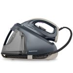 Morphy Richards EasySteam Steam Generator Iron, 120g Steam Boost, 70g Steam Output, 6 Bar Pressure, ECO Mode, Detachable 1.8L Water Tank, Anti Scale, Auto Shut Off, 2400W, Black/Grey, 333030