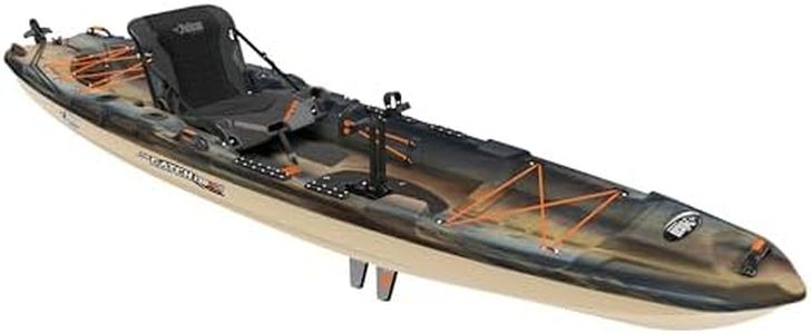 Pelican Catch 130 Hydryve II - Sit-on-Top Fishing Kayak - Multiple Gear Storage Location - 13 ft - Sandstone