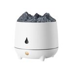 SKICAPRO3D Volcano Aromatherapy Diffuser Cool Mist Humidifier, Quiet Air Humidifier for Bedroom, Baby, Nursery Office Oil Diffuser, Auto Shut-Off, Gift, Night Light (400ML)(Volcano Diffuser)