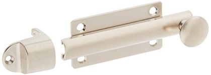 Baldwin 0345056 Dutch Door Bolt, Lifetime Satin Nickel