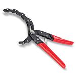 Powerbuilt 942068 Self-Adjusting Oil Filter Pliers, Red