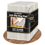 DIY Doctor XXL Rug Gripper (2 Pack) – 200x200cm Non-Slip Mats – Anti-Slip Underlay for Rugs, Laminate Floors & Carpets