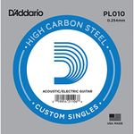 D'Addario Single Plain Steel 010 (PL010)