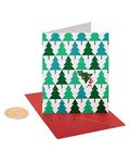 Papyrus Christmas Cards Boxed with Envelopes, Be Merry and Bright, Pine Trees (20-Count)