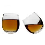 Bar Originale Glass Whiskey Rockers Clear, Set of 2