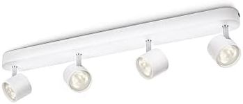 PHILIPS myLiving Star 4 Bar Spotlight Ceiling Light (Integrated 4 x 3 W LED Bulb) - White