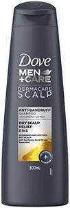 Dove Men+Care Anti-Dandruff Shampoo Dermacare Scalp Dry Scalp Relief 2 in 1 Nourishes and soothes dry scalp 300mL