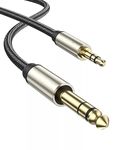 Aux Converter 3 Metres TRS Stereo Audio Mini Jack cable Adapter Cable 3.5 Male TRS to 6.35 Female Audio Aux Converter Cable 3.5mm Male to 6.35mm Female