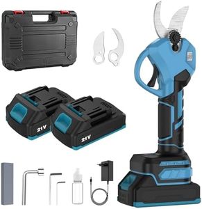 Sécateur Électrique Sans Fil, Ouverture 40MM Secateur Electrique,Sécateur Electrique avec 1500mAh Batterie avec Écran Pour La Taille, Le Jardinage, Les Arbres Fruitiers et Le Vignoble