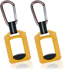 Melotough Zip Tie Organizer Band,Zip Tie Holder,Reusable,Cable Tie Bracket for Multi-Purpose Indoor and Outdoor Use,Yellow,2Pcs