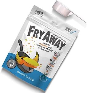 FryAway Super Solidificateur d'huile de cuisson en poudre 100 % végétale, 1 cuillère = 1 tasse d'huile (20 utilisations par paquet – 20 tasses/5 litres)
