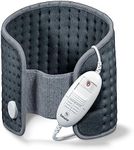 Beurer HK49 Cosy Abdominal and Back Heat Pad | Wrap-Around Fit For Targeted Relaxing Warmth | 3 temperature settings | Adjustable hook-and-loop fastening | Machine washable