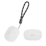 kwmobile Case Compatible with Anker Soundcore P20i Case - Silicone Cover Holder for Earbuds - White