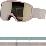 Salomon Rio Kids Goggles Ski Snowboarding, Kid-friendly fit and comfort, More eye comfort, and Durability, Orange, One Size