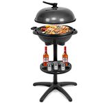 Giantex 1350W Electric BBQ Grill Non-Stick w/4 Temperature Setting Outdoor Garden Patio Camping