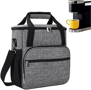 Cafetera bolsa de transporte para Keurig K-Mini o K-Mini Plus, funda de almacenamiento para viajes, gris