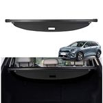 Powerty Fit for Cargo Cover Kia NIRO 2017-2022 Rear Trunk Shade Retractable Trunk Shield Luggage Tonneau Security Cover Black (Not for 2023 NIRO)