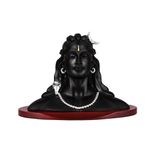 DIVINITI 999 Silver Plated Adiyogi Idol for Home Decor Showpiece, Puja Room|Religious Statue for Peace and Prosperity|Luxury Sculptures for Table Decor, Gift, Festival (9 X 11.5 cm)