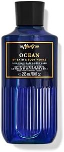Bath & Body Works Ocean Men 3-in-1 Hair, Face & Body Wash with Pro-Vitamin B5 & Aloe | Daily Shower Gel | 295 ml