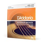 D'Addario EJ41 12-String Phosphor Bronze Acoustic Guitar Strings, Extra Light, 9-45