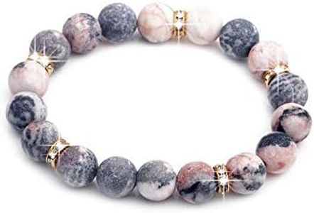 Liagza Healing Bracelet For Women Anxiety Crystal Bracelet Chakra Beaded Bracelets Rose Quartz Crystals And Healing Stones Jewelry Yoga Bead Bracelet Calming Stretch Bracelet Stress Relief Gifts For