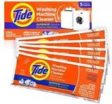 Washing Machine Cleaner by Tide, Washer Machine Cleaner Tablets for Front and Top Loader Machines, 5 Count (Pack of 1)