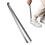 Shoe Horn Long Handle Metal - Shoe Horn for Men Women Kids Seniors,16.5" Long Shoe Horns for Boots,or Extra Long Shoe Horns