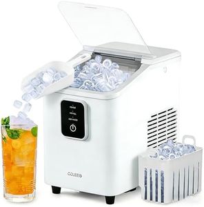 Compact Countertop Portable Ice Maker,12kg/24H,6 Mins Fast 8 Cube,Ice Maker Machine with Self-Cleaning, Smart Indicators & Compact Design for Home,Kitchen,Party,for Home Office Camping
