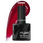 Mylee Gel Nail Polish 10ml [As red as it gets] UV/LED Soak-Off Nail Art Manicure Pedicure for Professional, Salon & Home Use [Red Range] - Long Lasting & Easy to Apply