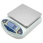 CGOLDENWALL Lab Digital Scale 5kgx0.1g Precision Analytical Electronic Balance Jewelry Kitchen Industrial Scales 0.1g Weighing & Counting Scale Calibrated & Ready to Use (5kg, 0.1g)