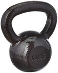 amazon basics Cast Iron Kettlebell (12 Kg), Black