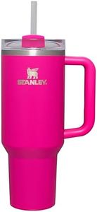 Stanley Quencher H2.0 Tumbler with Handle and Straw 40 oz | Flowstate 3-Position Lid | Cup Holder Compatible for Travel | Insulated Stainless Steel Cup | BPA-Free | Camelia