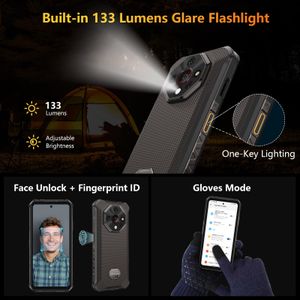 Ulefone Armor X16 Rugged Smartphone – 48MP Night Vision, 128GB, 10360mAh, 6.56" Waterproof 4G Dual SIM